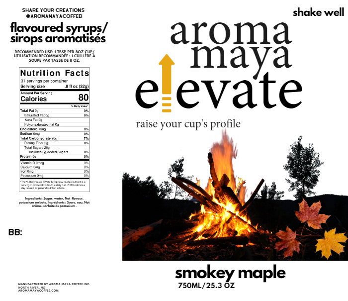 Smokey Maple 750ml Syrup