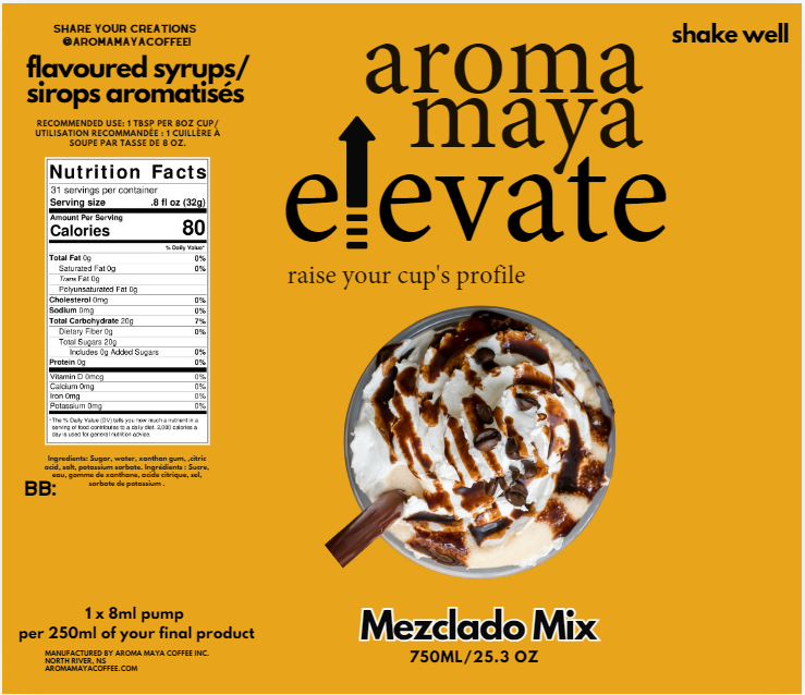 Mezclado Creme Base 750ml Syrup