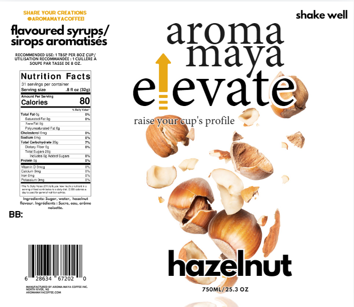 Hazelnut 750ml Syrup