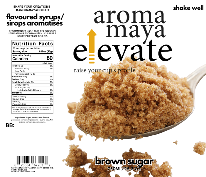 Brown Sugar 750ml Syrup
