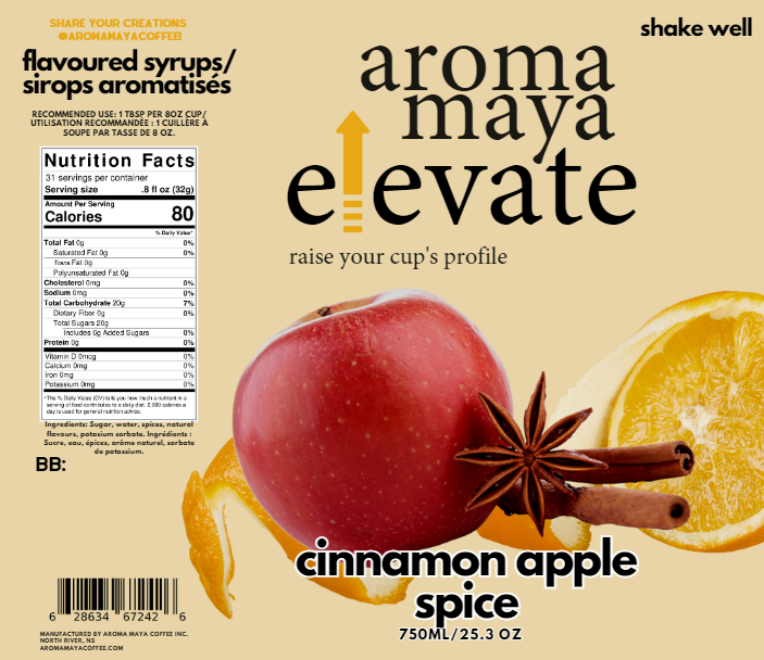 Cinnamon Apple Spice 750ml Syrup