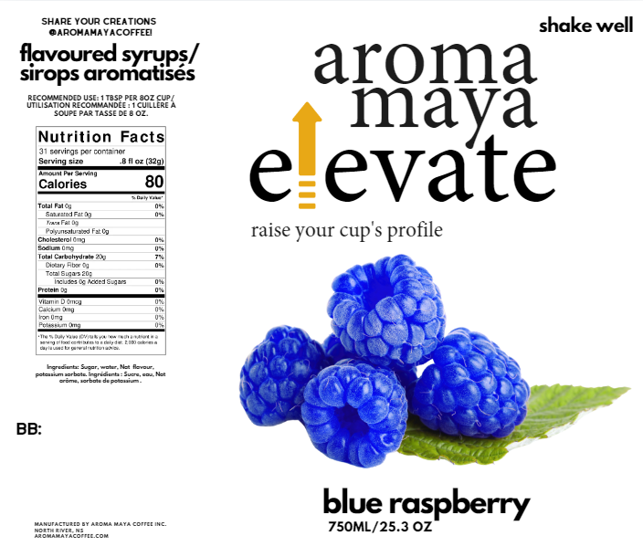 Blue Raspberry 750ml Syrup