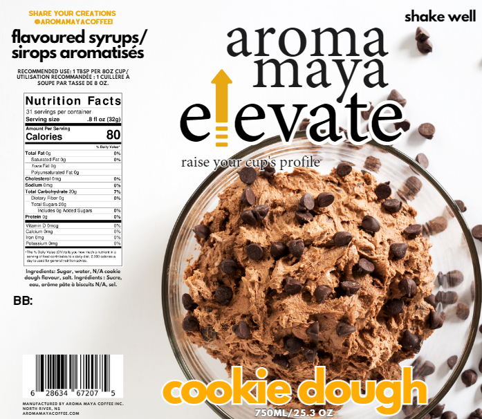 Cookie Dough 750ml Syrup