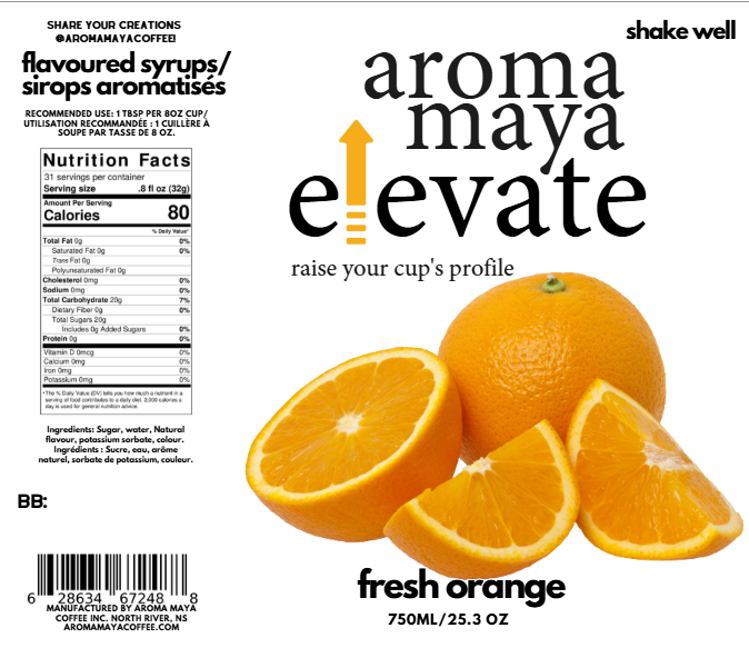Fresh Orange 750ml Syrup