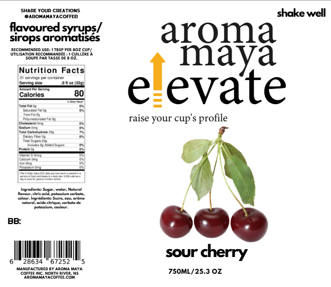Sour Cherry 750ml Syrup