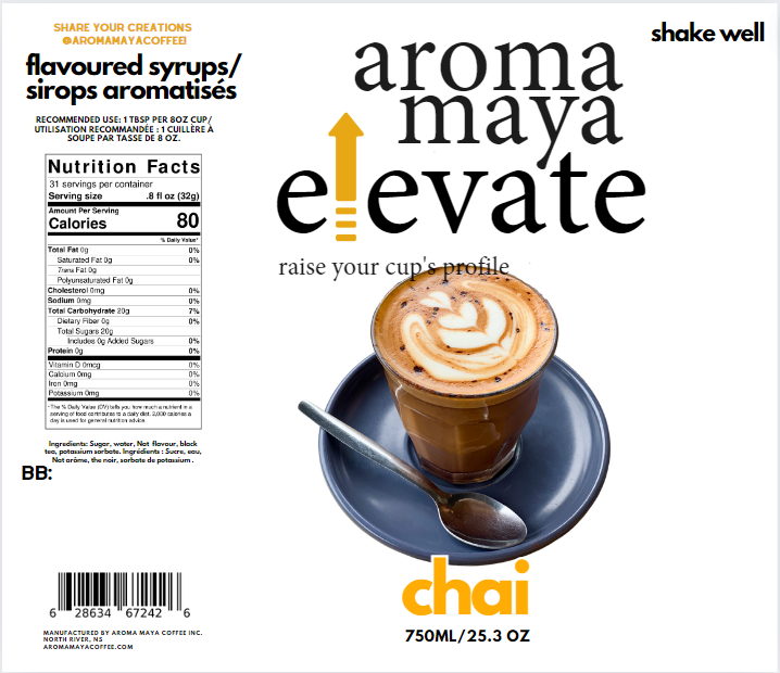 Chai 750ml Syrup