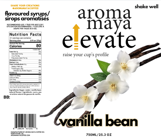 Vanilla Bean 750ml Syrup