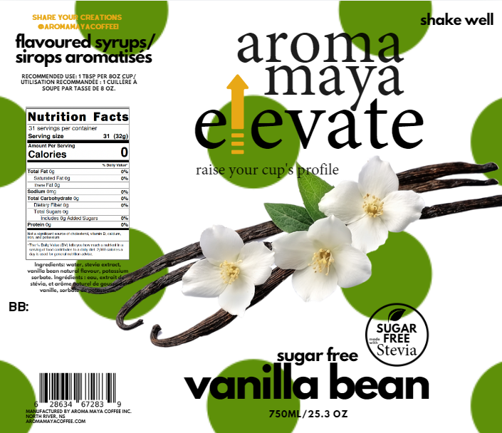 Vanilla Bean 750ml Syrup