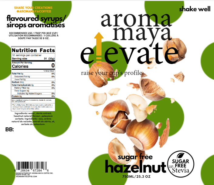 Hazelnut 750ml Syrup