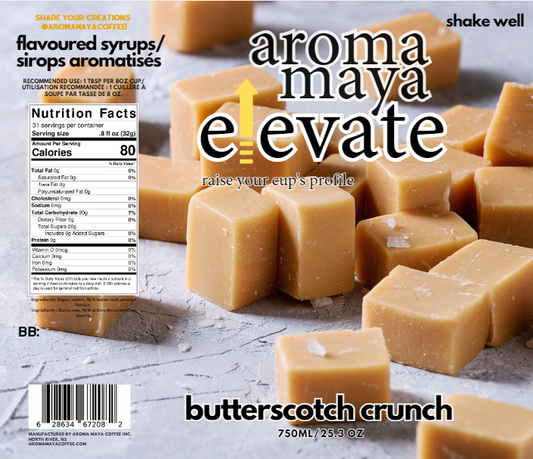 Butterscotch Crunch 750ml Syrup