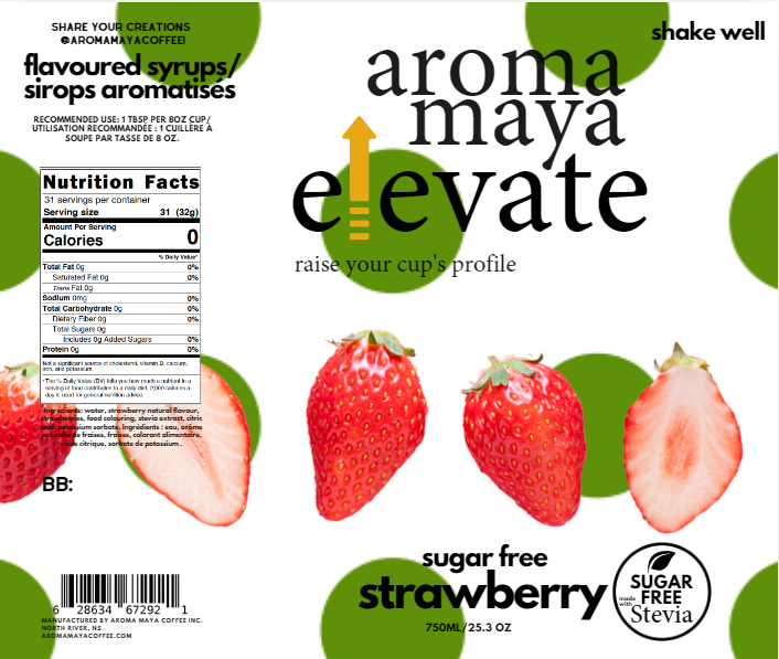 Strawberry 750ml Syrup