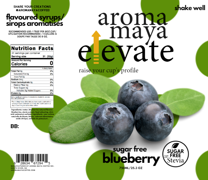 Blueberry 750ml Syrup