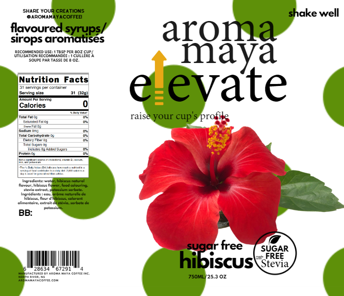Hibiscus 750ml Syrup