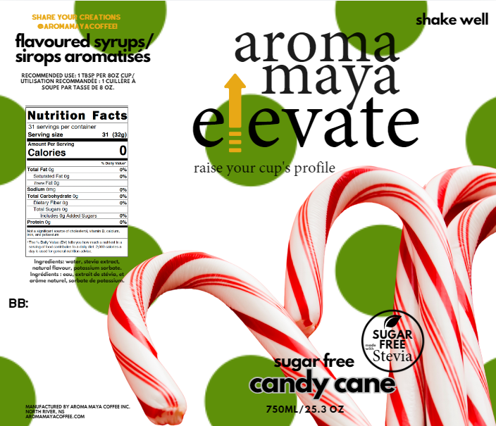 Candy Cane 750ml Syrup