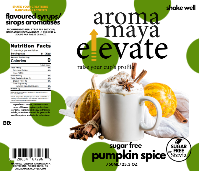 Pumpkin Pie 750ml Syrup