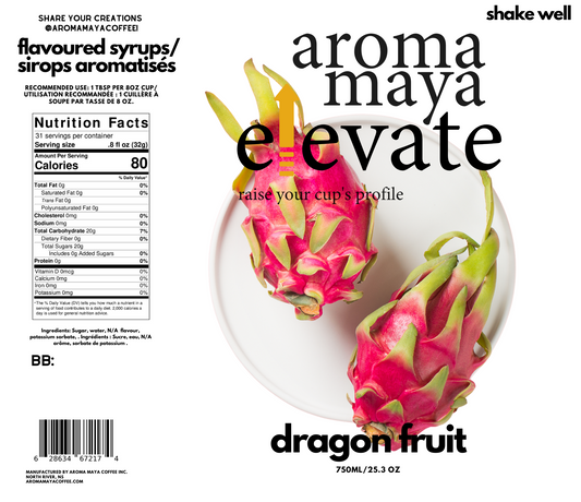Dragon Fruit 750ml Syrup