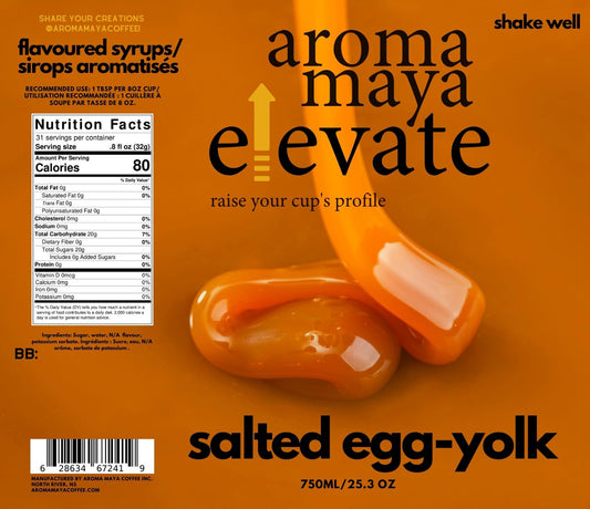 Salted Egg Yolk 750ml Syrup