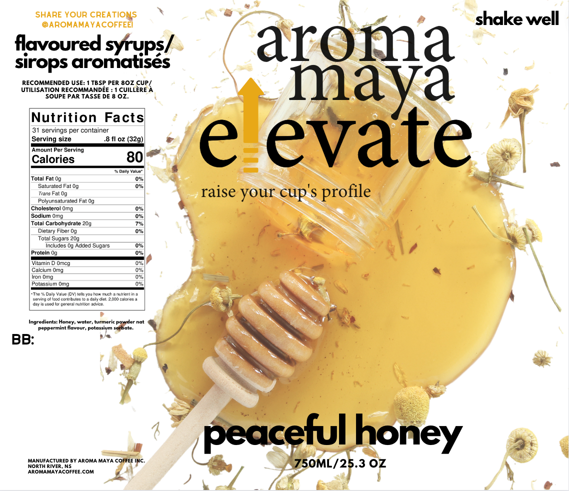 Peaceful Honey 750ml Syrup