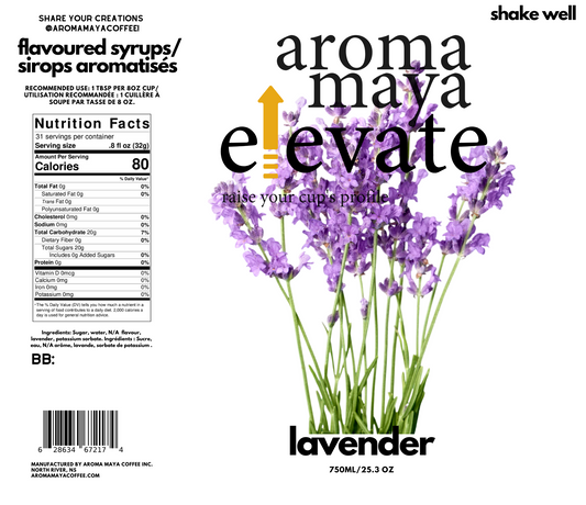 Lavender 750ml Syrup