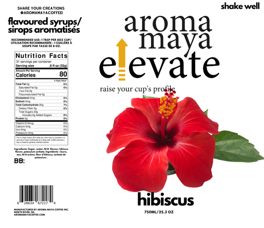 Hibiscus 750ml Syrup